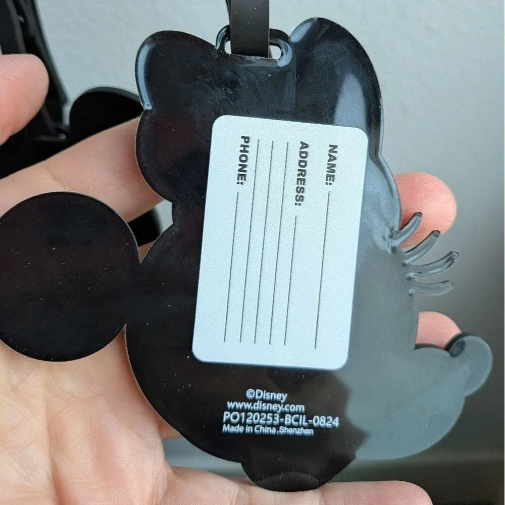 Disney Mickey Mouse and Minnie Mouse Luggage Tags - Red, Black, White